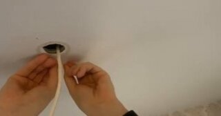 Установка люстры в Луховицах в октябре